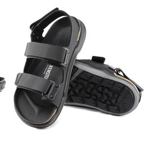 Birkenstock Tatacoa Birko-Flor Sandals Velcro Futura Black Size 11